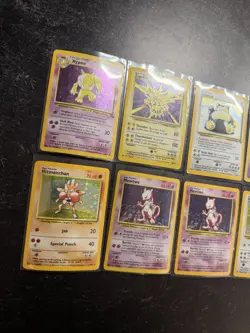 Vintage Pokemon Card Lot Holo Rare Jungle Base Set 1999 Heavy Play/DMG - Image 2