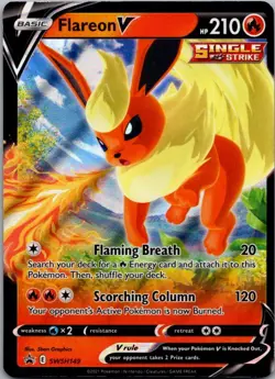 Flareon V Promo SWSH: Sword & Shield Promo Cards SWSH149 NM - Image 1