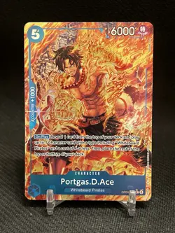Portgas D Ace OP08-052 Parallel Two-Legends One Piece Card NM English Edition - Image 1