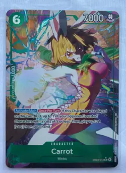 Carrot (Alternate Art) EB03-013 Extra Booster: One Piece Heroines Edition Foil - Image 1