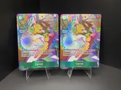 Carrot lot of 2x EB03-013 (R) Alt Art Heroines Edition English - One Piece TCG - Image 1