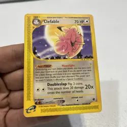 Pokemon TCG Clefable Expedition Base Set 41/165 Regular Rare - Image 2