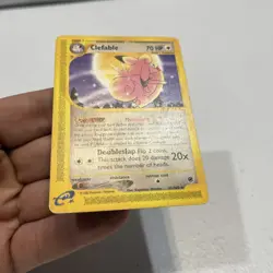 Pokemon TCG Clefable Expedition Base Set 41/165 Regular Rare - Image 5