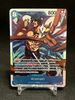 Aramaki SR Alt Art #OP06-043 One Piece Card Game: Wings of the Captain - Image 1