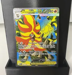 Mega Pyroar EX 099/086 Chaos Rising Secret Rare Full Art Holo Pokemon TCG 2026 - Image 1