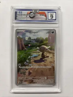 2025 Pokemon Paldean Wooper Illustration Rare #102 HGC 9 (sb3) - Image 1