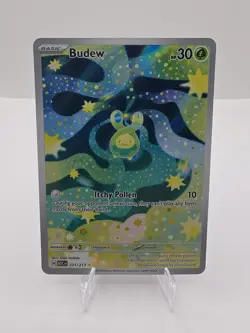 Budew 221/217 Illustration Rare Ascended Heroes Pokemon Near Mint - Image 1