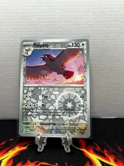 Pokemon TCG Pidgeot, SV 151 Reverse Holo 018/165 - Image 1