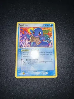 Pokemon TCG Squirtle 64/100 ex Crystal Guardians Regular MP - Image 1