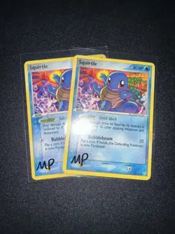 Pokemon TCG Squirtle 64/100 ex Crystal Guardians Regular MP - Image 3