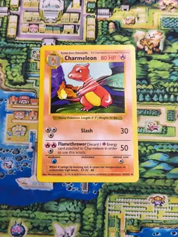 Pokemon Vintage Base Set Shadowless Charmeleon 24/102 NM/LP Wotc 1999 - Image 1