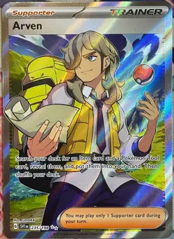 Arven Full Art Ultra Rare - 235/198 - Scarlet & Violet Base Pokemon 2023 - Image 1