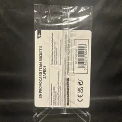 Team Rocket's Zapdos (EB Games Exclusive) Sealed - 070/182 Holo Pokemon NM - Image 2