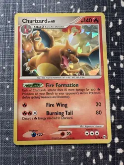 Pokemon Charizard 1/99 2009 Arceus Cracked Ice Holo - Image 1