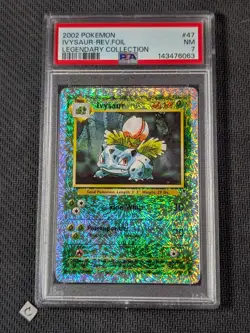 Ivysaur 47/110 - Legendary Collection Reverse Holo Graded Pokemon PSA 7 - Image 1