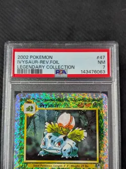 Ivysaur 47/110 - Legendary Collection Reverse Holo Graded Pokemon PSA 7 - Image 3