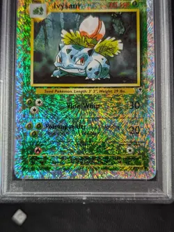 Ivysaur 47/110 - Legendary Collection Reverse Holo Graded Pokemon PSA 7 - Image 4