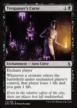 Trespasser's Curse - Medium Play MTG Amonkhet - Image 1