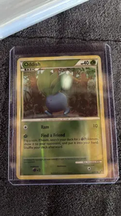 Pokemon TCG Oddish 60/90 Undaunted Common Reverse Holo LP - Image 1
