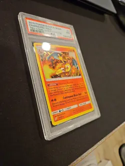 Pokemon 2019 Charizard - 014/181 Sun & Moon Team Up Cosmos Holo PSA 9 MINT - Image 5