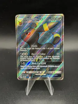 Umbreon GX 142/149 Sun & Moon Base Set Ultra Rare NM Pokemon HK3 - Image 1