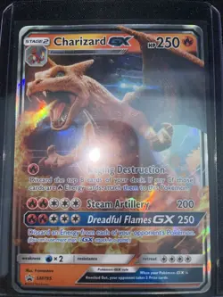 2019 Pokemon TCG Detective Pikachu Special Case File Charizard GX SM195 LP - Image 1