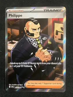 PHILIPPE 110/086 ULTRA RARE POKEMON ME04: CHAOS RISING NM/M - Image 1