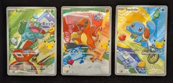 Pokemon First Partner Illustration Series 1 Kanto GEN 1 Starter Set - MINT - Image 1