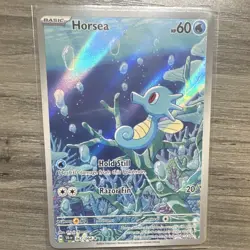Pokemon TCG Horsea 067/064 SV Shrouded Fable Illustration Rare Holo EN 2024 - Image 1