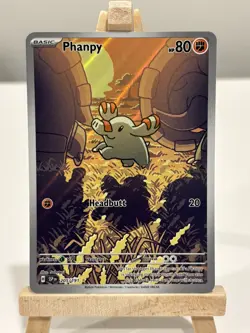 Pokemon TCG Phanpy 205/191 IR Surging Sparks Illustration Rare - NM - Image 1