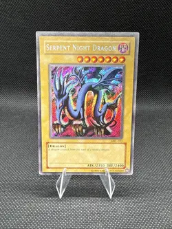 YuGiOh - Serpent Night Dragon MRL-103 Secret Rare Unlimited LP - Image 1