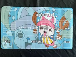 One Piece TCG Playmat With Zones OPCG Card Play Mat NEXT DAY SHIP - Tony Tony - Image 1