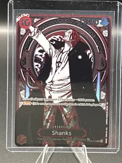 One Piece Carrying On His Will OP13 - Shanks - OP09-004 (SP) (Silver) - English - Image 1