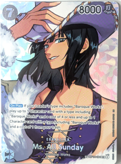 One Piece Ms All Sunday SP OP16 Alt Art The Time of Battle English Ready to ship - Image 1