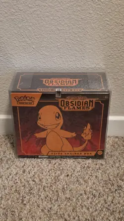 Pokemon Scarlet & Violet Obsidian Flames Elite Trainer Box Sealed - Image 1