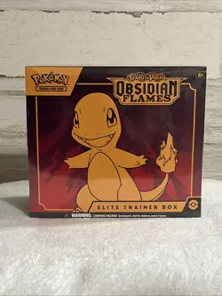 Scarlet & Violet Obsidian Flames Elite Trainer Box ETB Pokemon Sealed - Image 1