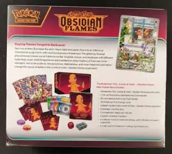 Pokemon: Scarlet & Violet 3: Obsidian Flames Elite Trainer Box - 9 Packs 820650853913 - Image 2