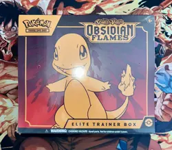 Pokemon TCG Scarlet & Violet Obsidian Flames Elite Trainer Box Sealed small rip - Image 1