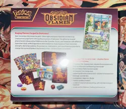 Pokemon TCG Scarlet & Violet Obsidian Flames Elite Trainer Box Sealed small rip - Image 3