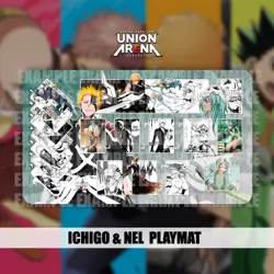 Playmat Union Arena - Ichigo & Nel - 24 x 14 in. (600 x 350 mm) Stitched Edge - Image 1