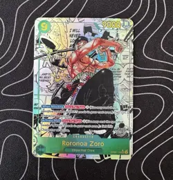 Roronoa Zoro OP06-118 Manga Rare One Piece Card Game Alt Art EN - Image 1