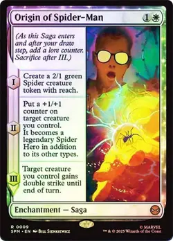 Origin of Spider-Man Foil Marvel's Spider-Man NM MTG - Image 1