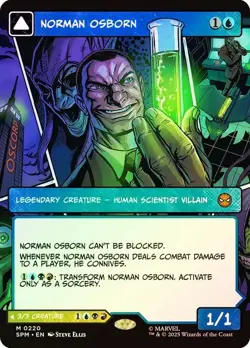 Norman Osborn / Green Goblin Foil Showcase Marvel's Spider-Man NM MTG - Image 1