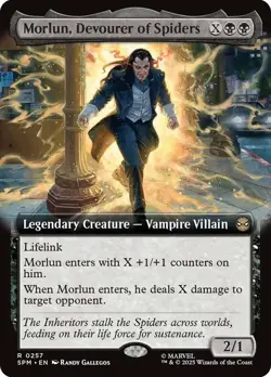 Morlun, Devourer of Spiders Extended Art Marvel's Spider-Man NM MTG - Image 1