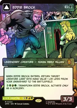 Eddie Brock Foil Showcase Marvel's Spider-Man NM MTG - Image 1