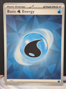 Water Energy SVE 011 NM Pokemon TCG Holo Foil Prismatic Evolutions Near Mint - Image 1