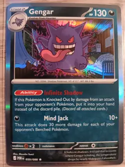 Gengar 050/088 Rare Perfect Order Pokemon Holo Near Mint - Image 1