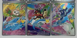 2026 Pokemon TCG Holo Rowlet Litten Popplio 043-045 ENG - Image 1