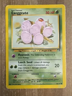 Pokemon TCG Exeggcute Legendary Collection 75/110 Regular Common HP - Image 1