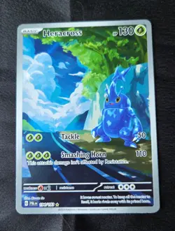 Heracross 194/193 Paldea Evolved ILLUSTRATION RARE Pokemon Near Mint - Image 1